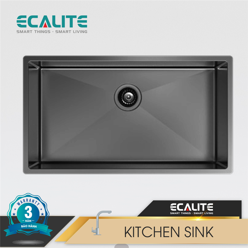 Chậu rửa chén Lusor Manual Sink Ecalite ESL-7845OVD