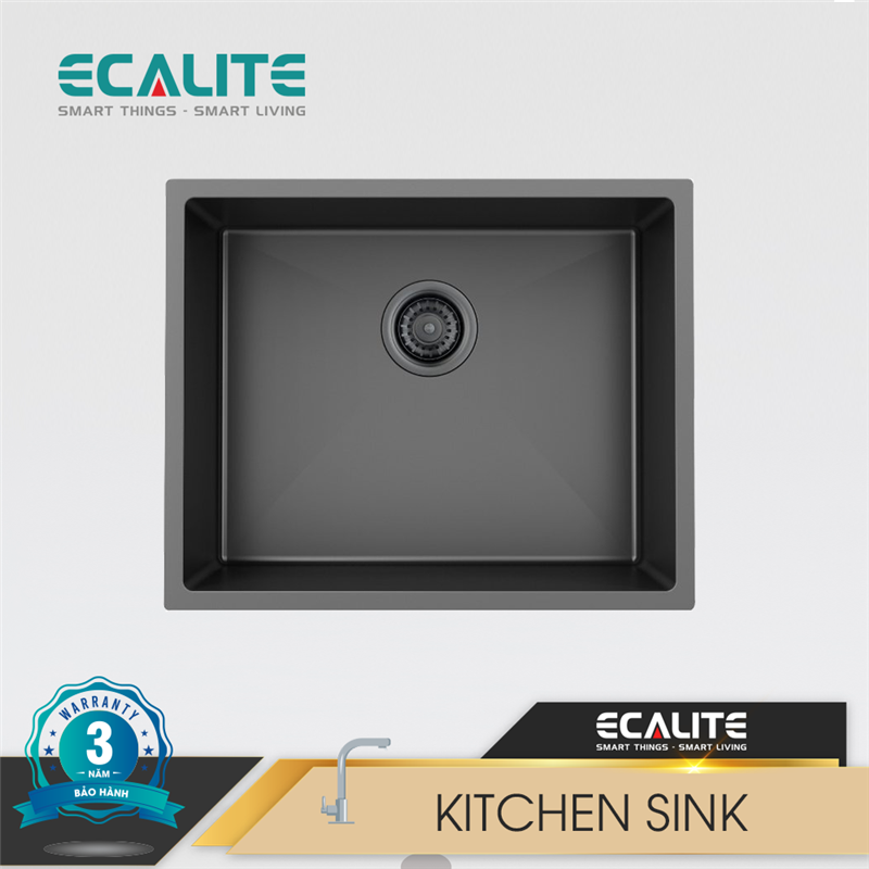 Chậu rửa chén PVD Lusor Manual Sink Ecalite ESL-5843PVD