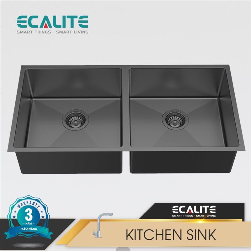Chậu rửa chén Vision Manual Sink Ecalite ESD-8046HB