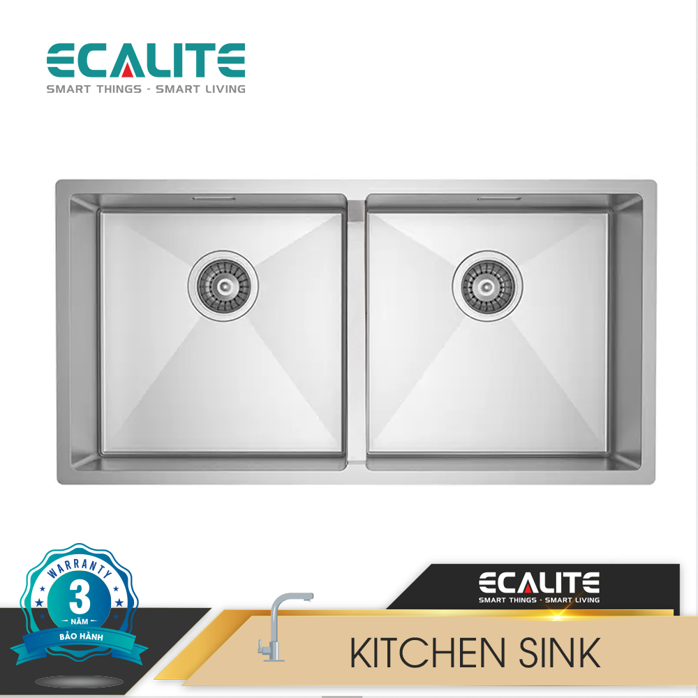 Chậu rửa chén Vision Manual Sink Ecalite ESD-8046HS