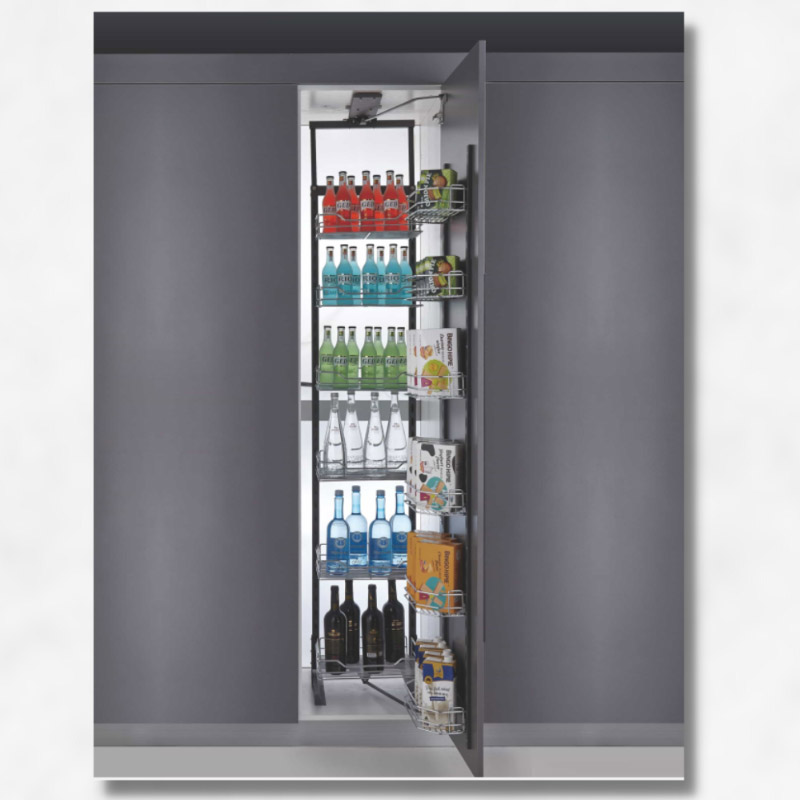 Tủ đựng đồ khô 6 tầng Wire-Pantry Ecalite EL-TD4506S cao cấp
