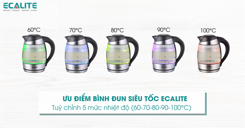 Ưu điểm nổi bật bình đun Ecalite