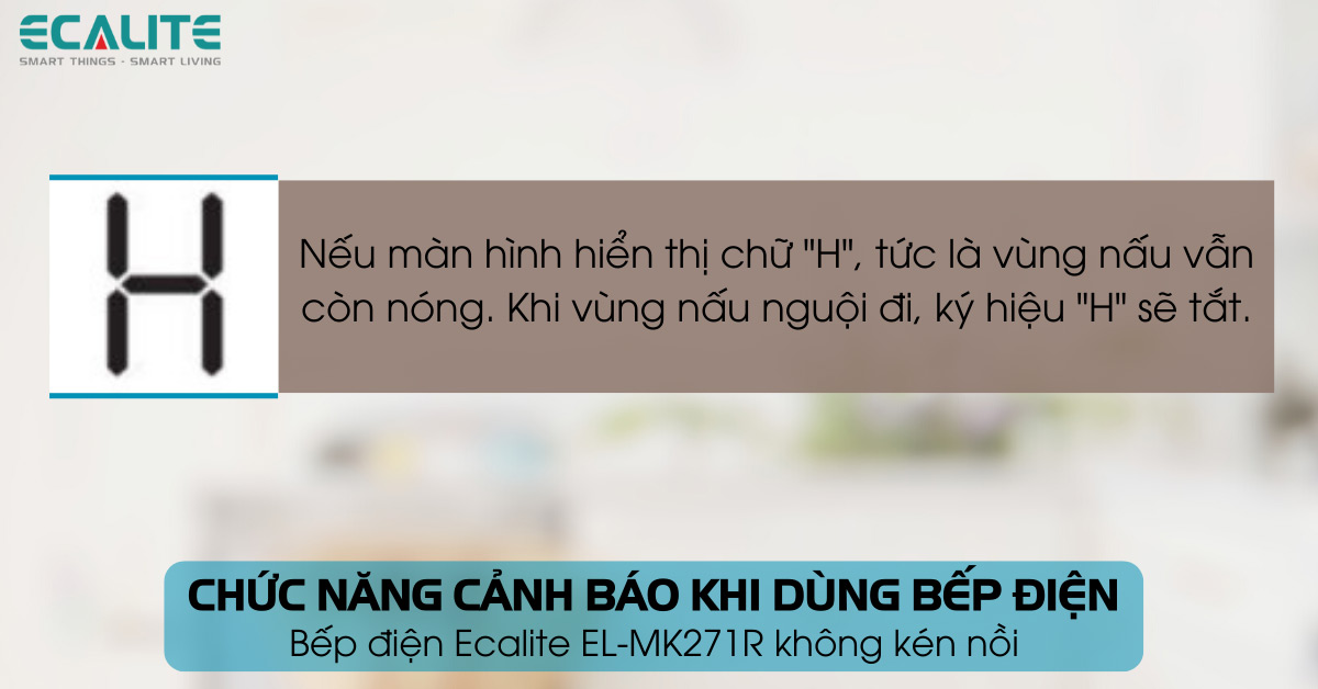 ký hiệu cảnh báo khi dùng bếp điện 