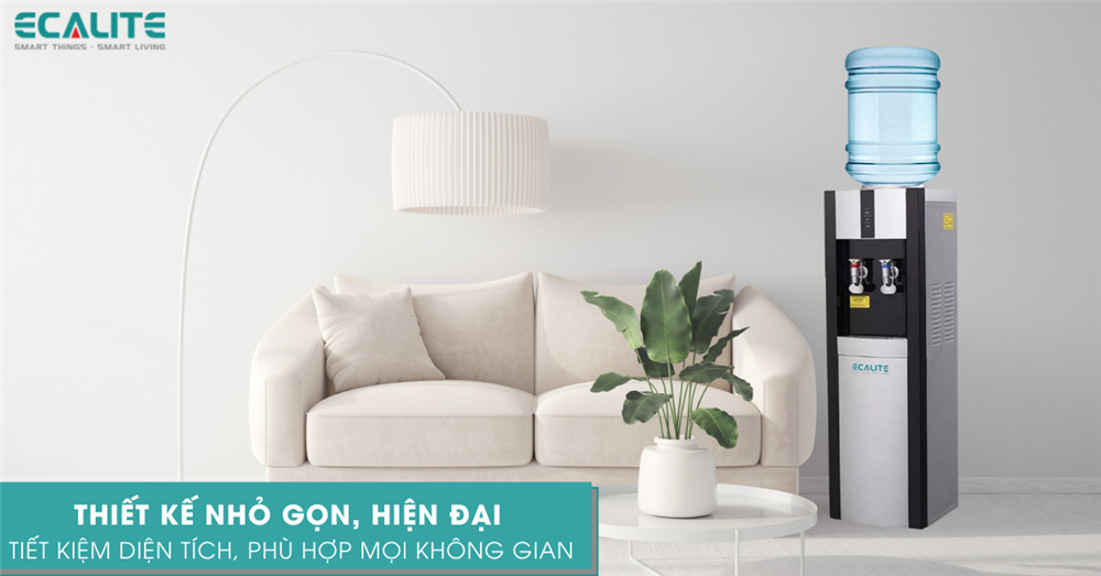 Cây nước nóng Ecalite lạnh thiết kế nhỏ gọn, hiện đại Cây nước nóng Ecalite lạnh thiết kế nhỏ gọn, hiện đại