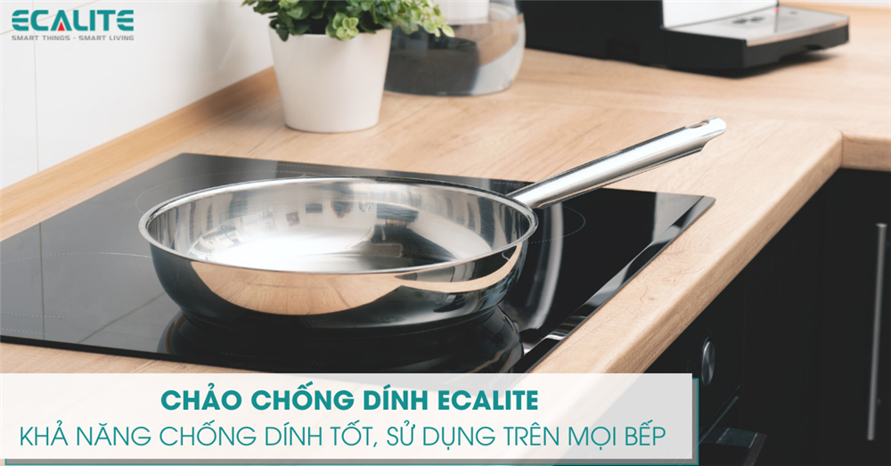 Chảo chống dính kháng khuẩn, độ bền cao