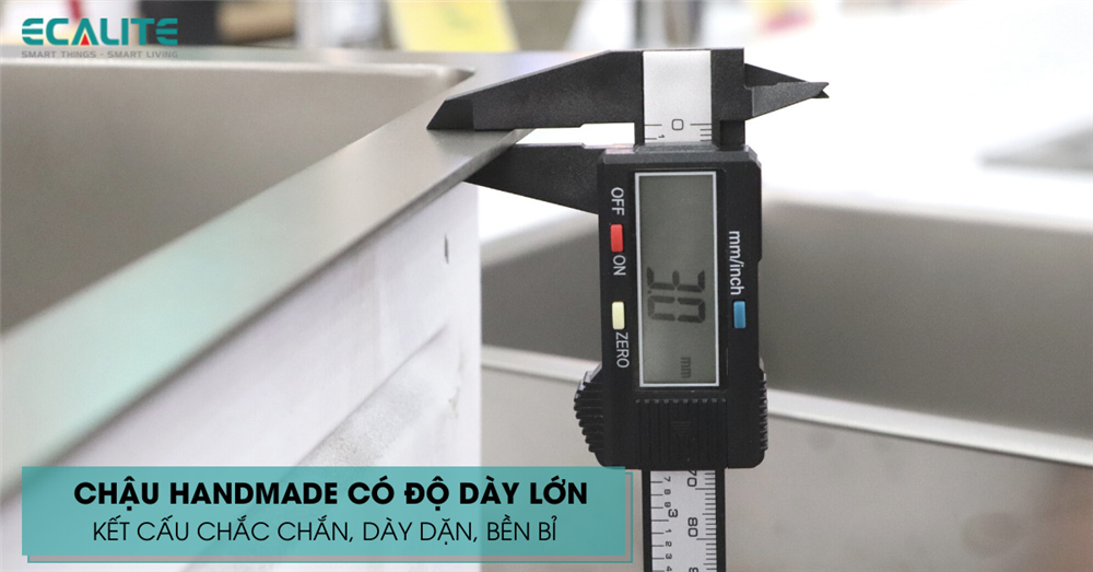 Chậu handmade có độ dày lớn