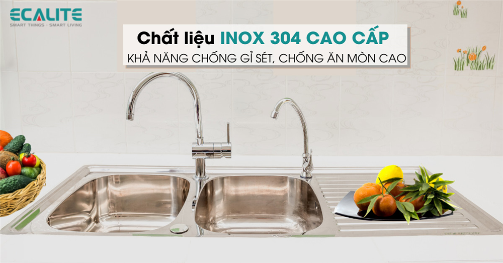 chất liệu inox của chậu lắp nổi chất liệu inox của chậu lắp nổi
