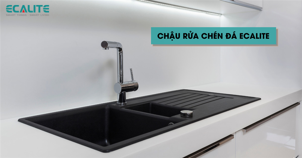 Chậu rửa chén đá Ecalite