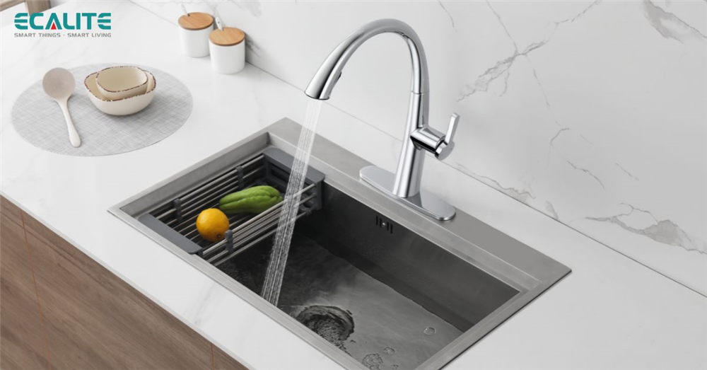 Chậu Ecalite có thể lắp vòi trực tiếp