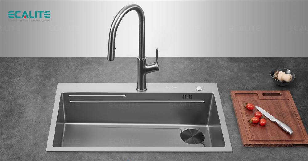 Chậu rửa bát Ecaite sở hữu kiểu dáng sang trọng