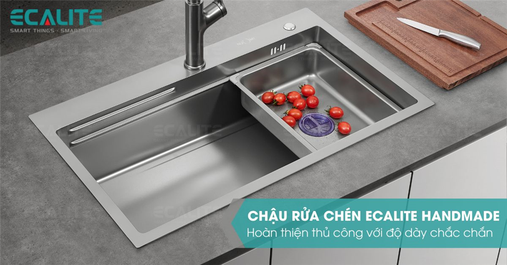 Chậu Ecalite handmade sink