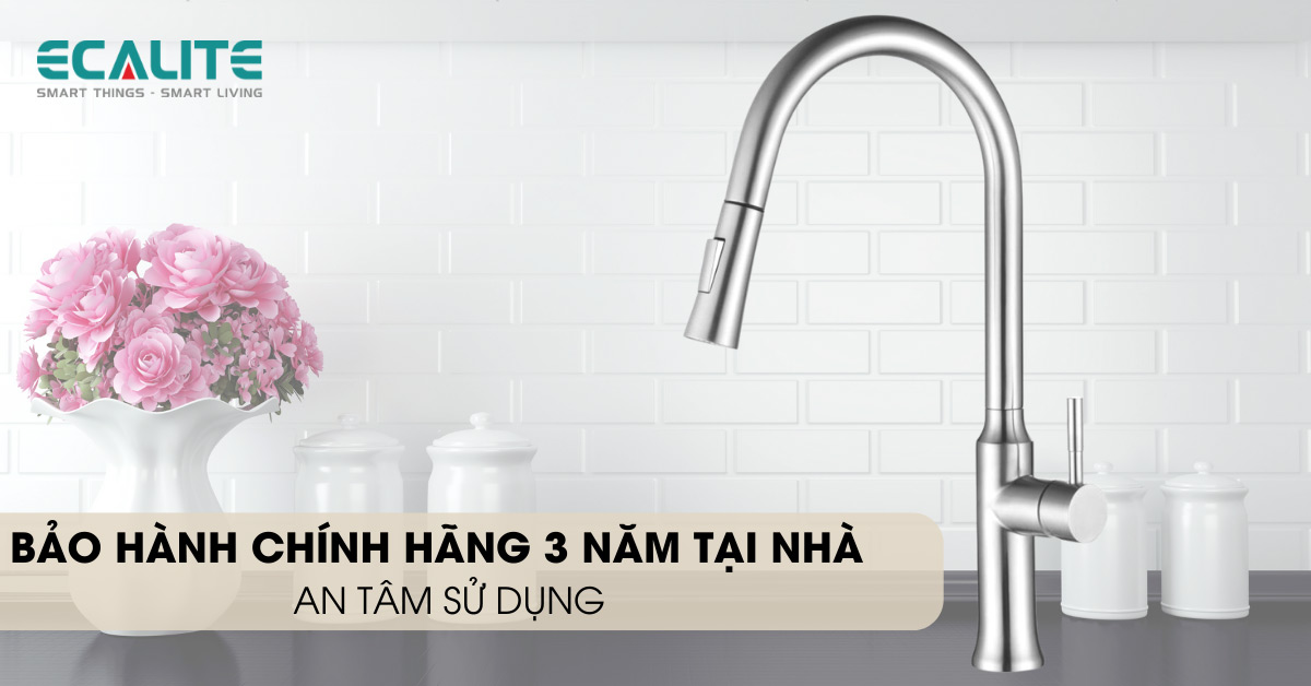 chính sách bảo hành 3 năm Vòi EF-K134S bảo hành 3 năm