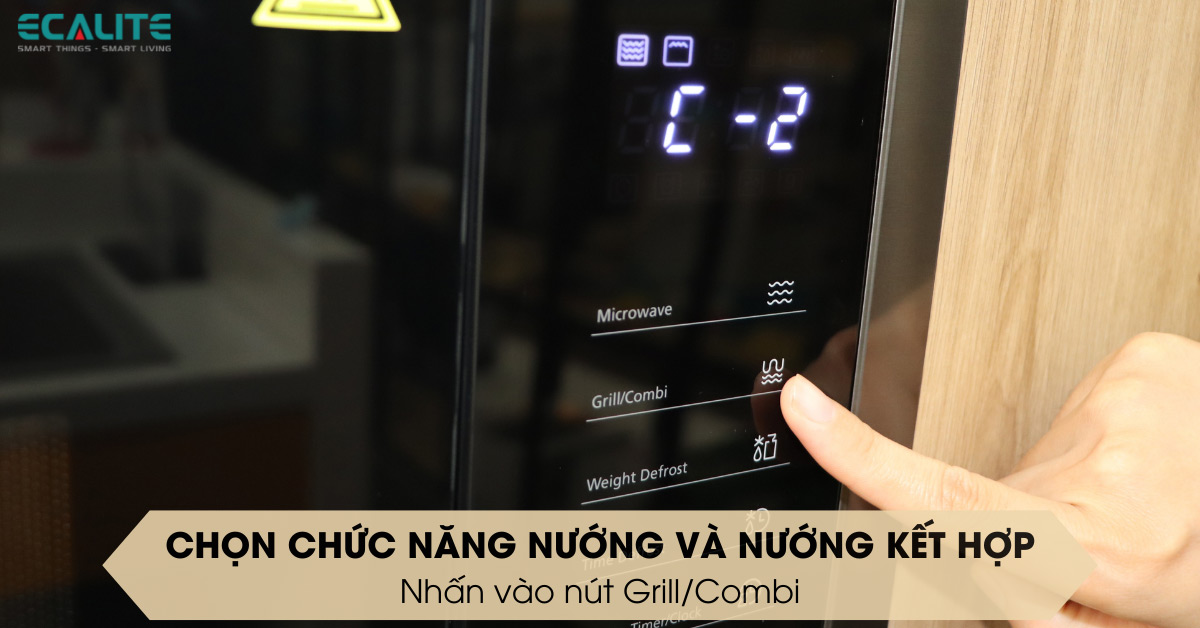 chức năng nướng kêt hợp nướng