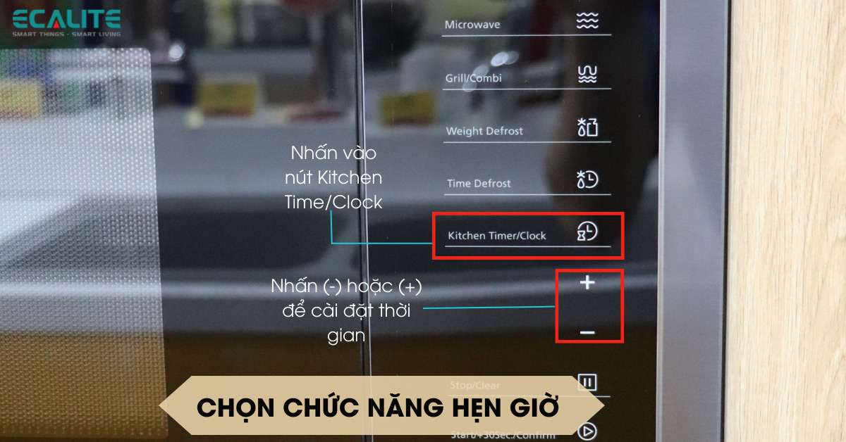 chức năng hẹn giờ