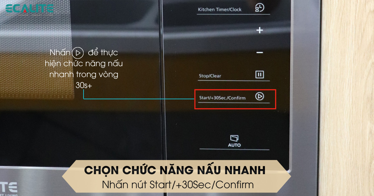 chức năng nấu nhanh