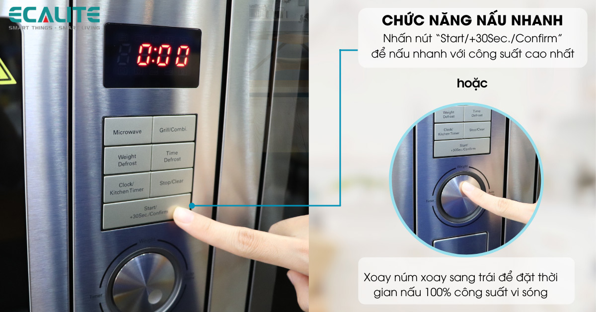 chức năng nấu nhanh
