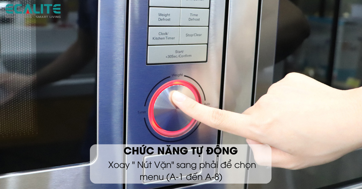 chức năng tự động vi sóng