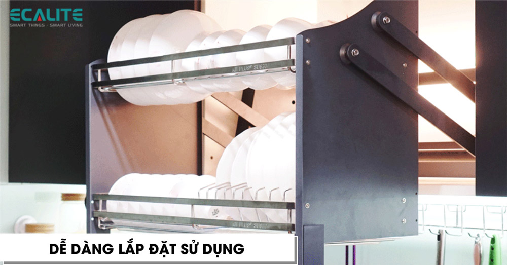 kệ chén di động dễ lắp đặt