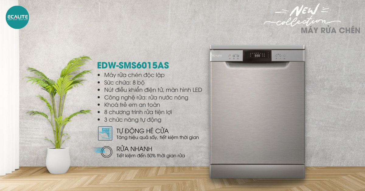 Ecalite ra mắt 5 mẫu máy rửa chén hiện đại và tiện lợi tại triển lãm Vietbuild - 4