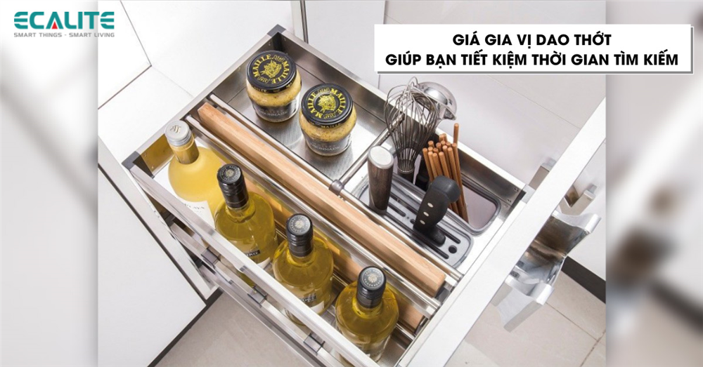giá để gia vị dao thớt ecalite tiết kiệm thời gian giá để gia vị dao thớt ecalite tiết kiệm thời gian