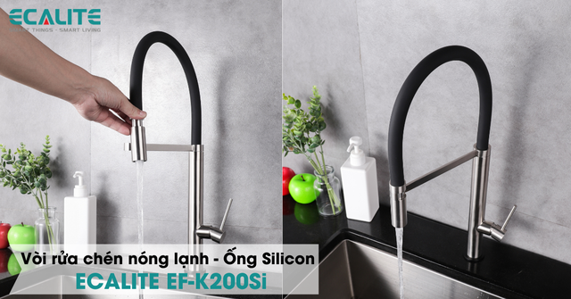 Vòi nóng lạnh Ecalite EF-K200Si có thiết kế hiện dại