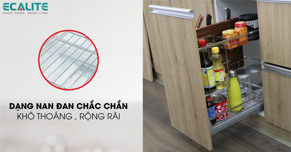 Các thanh nan đan chắc chắn 