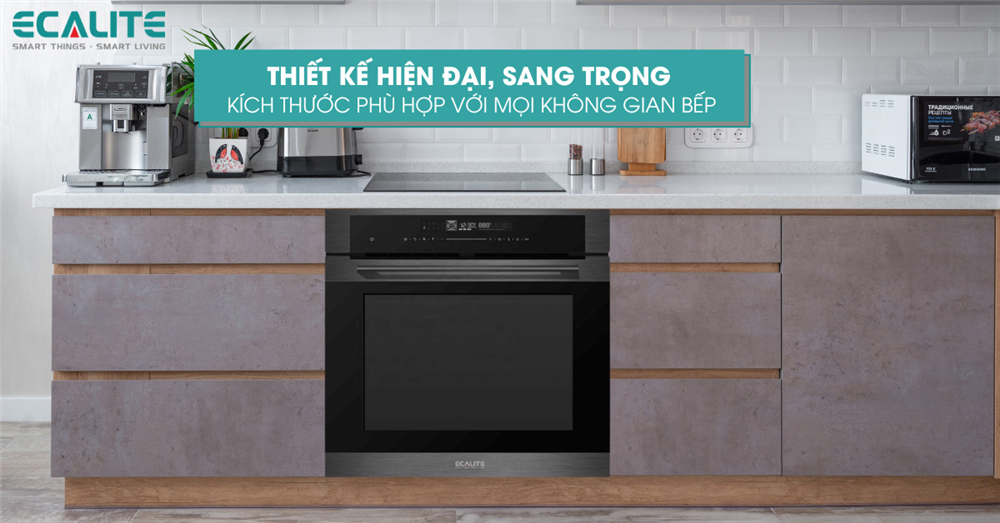 Thiết kế lò nướng âm tủ hiện đại sang trọng Thiết kế lò nướng âm tủ hiện đại sang trọng