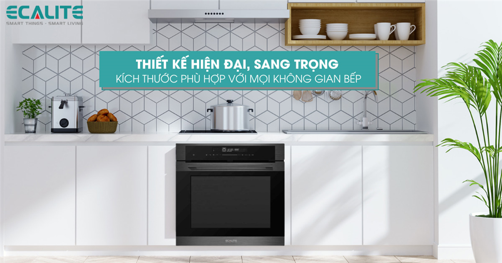 Thiết kế lò nướng Ecalite hiện đại, sang trọng 