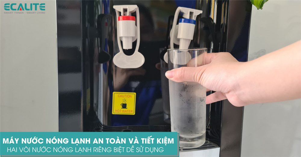 Tính an toàn và tiết kiệm của cây nước nóng lạnh Ecalite Tính an toàn và tiết kiệm của cây nước nóng lạnh Ecalite