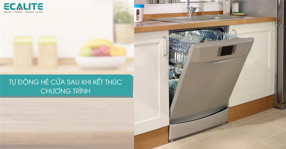Tự động hé cửa sau khi kết thúc chương trình