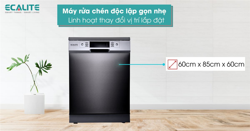 máy rửa chén Ecalite độc lập