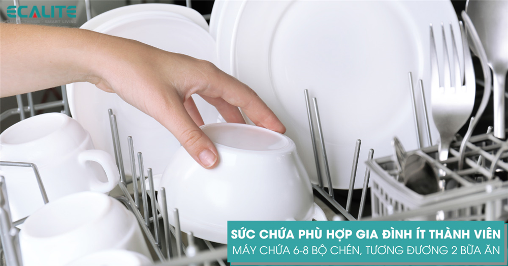 Sức chưa máy mini Ecalite phù hợp gia đình ít thành viên