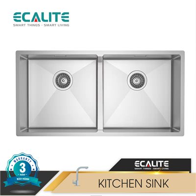 Chậu rửa chén Vision Manual Sink Ecalite ESD-8046HS
