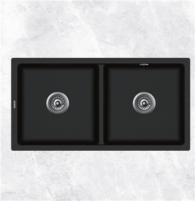 Chậu rửa đá đôi Granite 2A-Series Ecalite EGS-7008.8045B