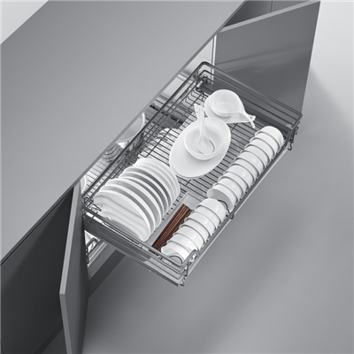 Kệ bát đĩa tủ dưới Four-side Multi Flat Wire N-Series Ecalite ELA-N3057GB