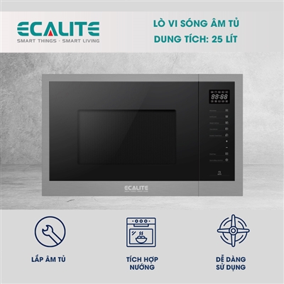 Lò vi sóng âm tủ Ecalite EMW-2560JB 25 lít