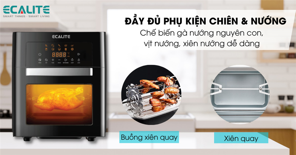 Đầy đủ phụ kiện đi kèm trong nồi
