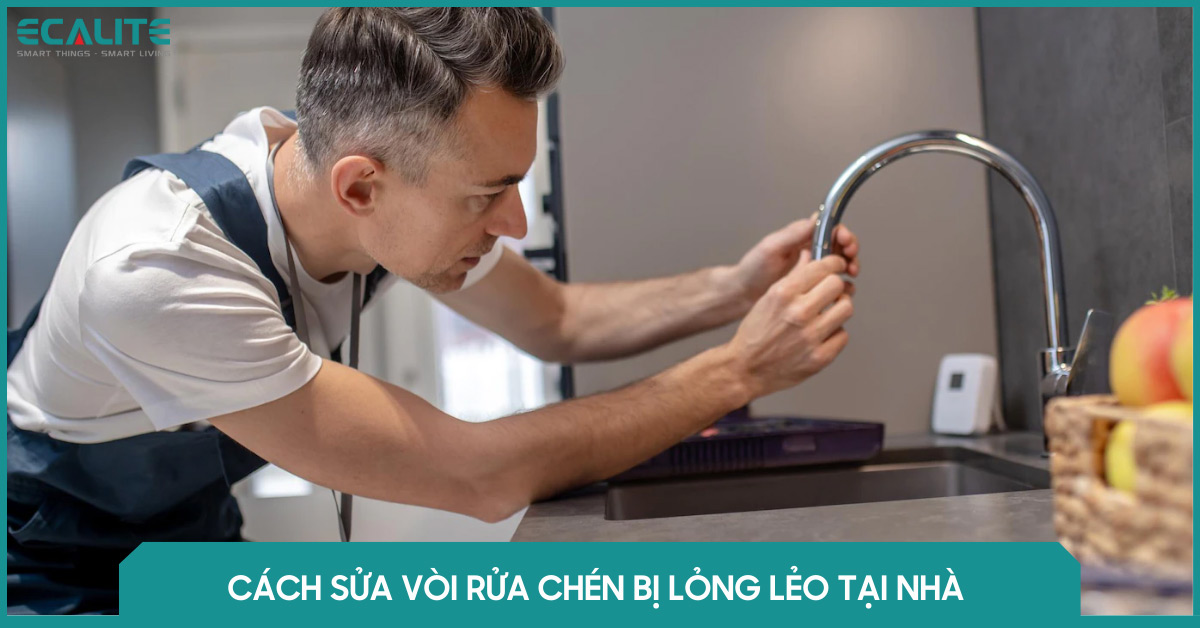 Cách sửa vòi rửa chén bị lỏng lẻo trong quá trình sử dụng 