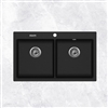 Chậu rửa đá đôi Granite 2A-Series Ecalite EGS-6006.8651B