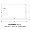 Chậu rửa chén Vision Manual Sink Ecalite ESD-7848HS