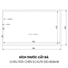 Chậu rửa chén Vision Manual Sink Ecalite ESD-8046HB