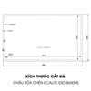 Chậu rửa chén Vision Manual Sink Ecalite ESD-8650HS
