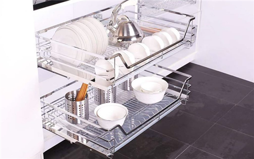 Giá để xoong nồi bát đĩa tủ dưới