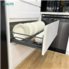 Kệ bát đĩa đa năng tủ dưới, nan Oval Grey N-Series Ecalite EKA-N9001