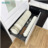 Kệ bát đĩa đa năng tủ dưới, nan Oval Grey N-Series Ecalite EKA-N9001