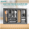 Khay chia thìa dĩa nhựa cao cấp Ecalite ET-800