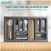 Khay chia thìa dĩa nhựa cao cấp Ecalite ET-900
