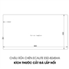 Chậu rửa chén Vision Manual Sink Ecalite ESD-8245HA