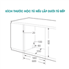 Máy rửa chén 8 bộ Ecalite EDW-SMS6080WH màu trắng
