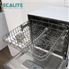 Máy rửa chén 8 bộ Ecalite EDW-UF6080BL kính đen - Sấy khí nóng